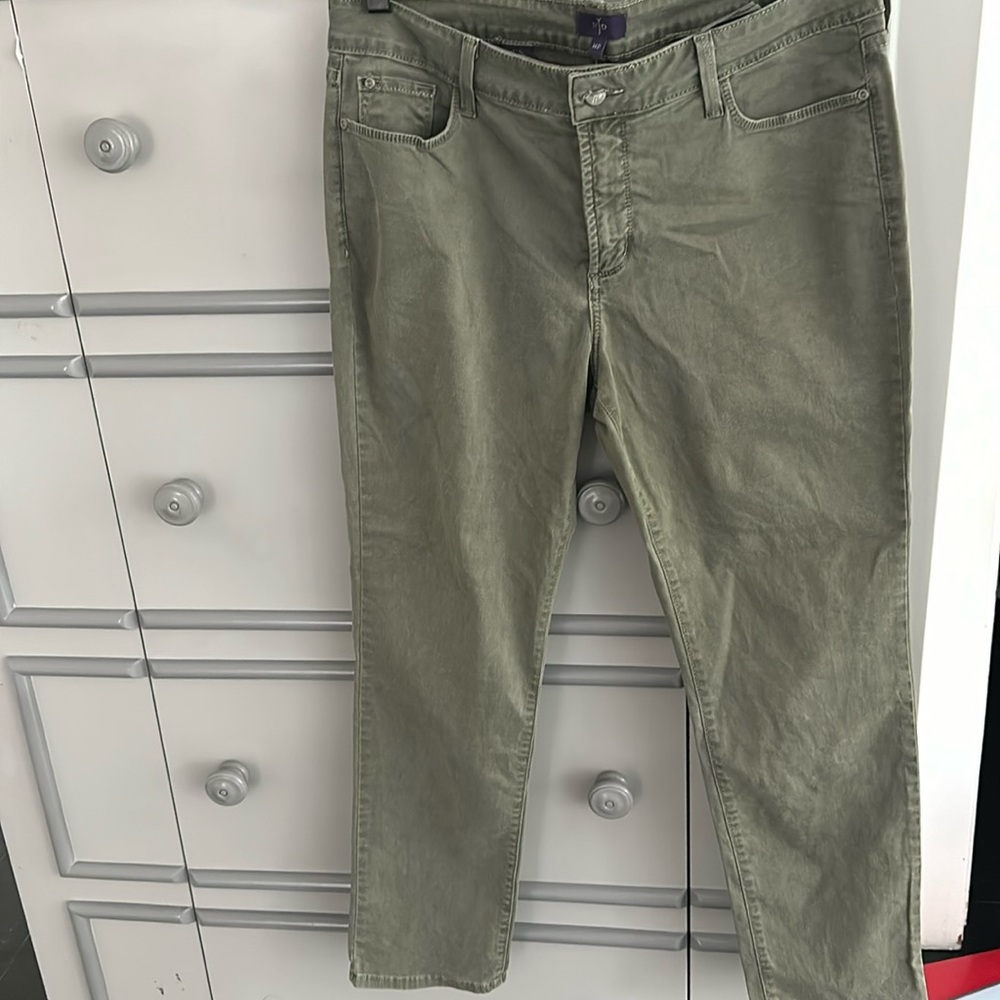 NxD camp green skinny jeans size 14